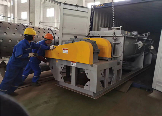Шуга Dewatering оборудование засыхания шуги неубедительного сушильщика затвора липкое материальное