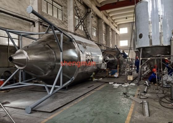 PLC Spray Drying Machine LPG-120 Programmable Temperature Atomization Parameters Touch Screen Control